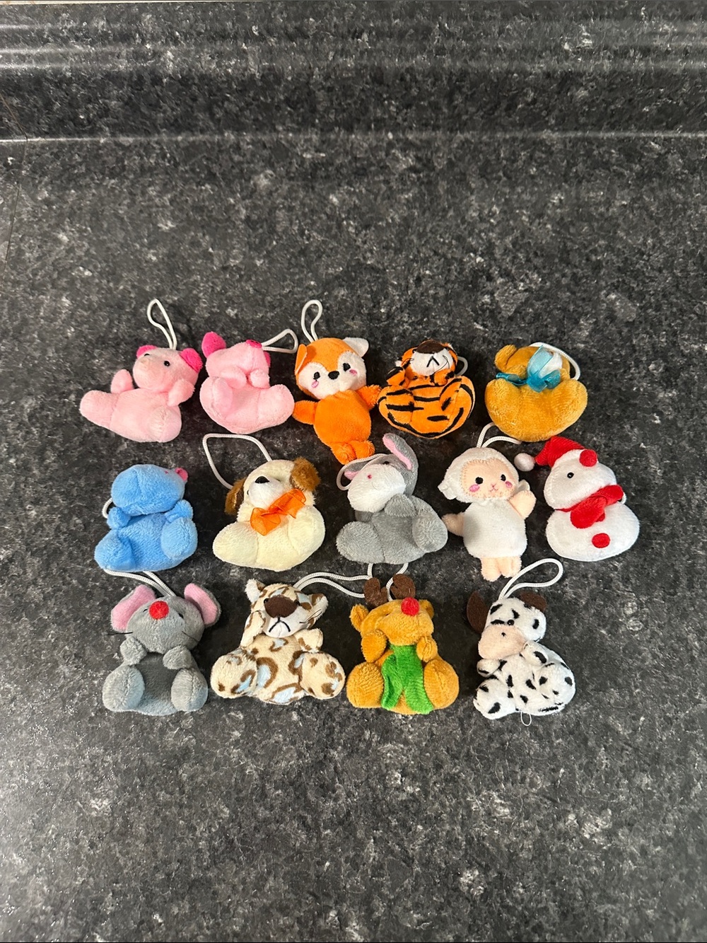 Assorted Plush Kids Toy Charms - 14